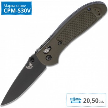 Нож BENCHMADE 551BKOD-S30V GRIPTILIAN Нож BENCHMADE 551BKOD-S30V GRIPTILIAN